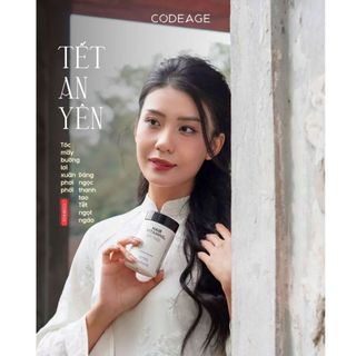 Viên uống hỗ trợ kích thích mọc tóc Codeage Hair Vitamin cải thiện nang tóc, dưỡng bóng 120 Viên
