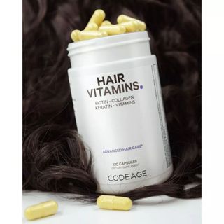 Viên uống hỗ trợ kích thích mọc tóc Codeage Hair Vitamin cải thiện nang tóc, dưỡng bóng 120 Viên