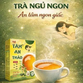Trà Tâm An Thảo Mộc Tâm - Hỗ Trợ Thư Giãn, Thoải Mái Tinh Thần, Ngủ Sâu Giấc (hộp 30 túi lọc)