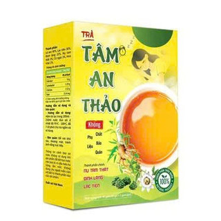 Trà Tâm An Thảo Mộc Tâm - Hỗ Trợ Thư Giãn, Thoải Mái Tinh Thần, Ngủ Sâu Giấc (hộp 30 túi lọc)