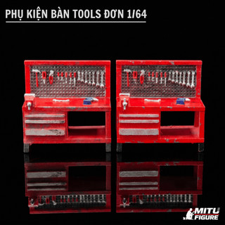 Phụ Kiện Bàn Tools Sửa Chữa Garage 1:64 -Mô Hình bàn Sửa Chữa Cho Phụ Kiện Sa Bàn MITU Figure