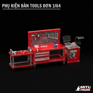 Phụ Kiện Bàn Tools Sửa Chữa Garage 1:64 -Mô Hình bàn Sửa Chữa Cho Phụ Kiện Sa Bàn MITU Figure