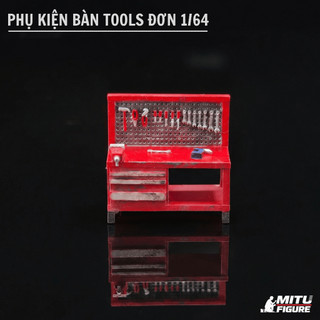 Phụ Kiện Bàn Tools Sửa Chữa Garage 1:64 -Mô Hình bàn Sửa Chữa Cho Phụ Kiện Sa Bàn MITU Figure