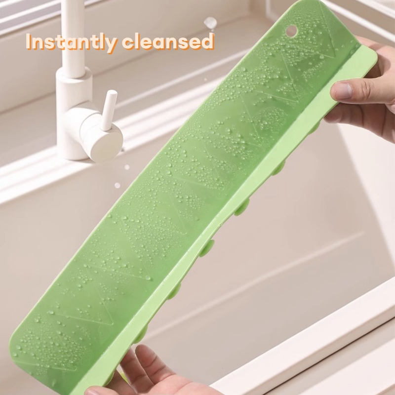 ✨Homie✨Tấm Chắn Nước Bồn Rửa Bát Silicon Hút Chân Không Ngăn Bắn Nước Dầu Mỡ Vệ Sinh Sạch Sẽ