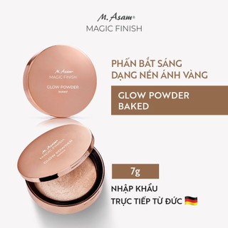 Phấn bắt sáng dạng nén ánh vàng MAGIC FINISH Glow Powder Baked Super Power 7g