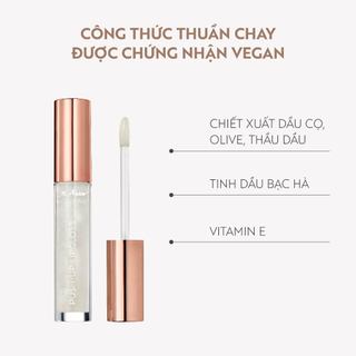 Son bóng ánh nhũ không màu căng mọng môi M.Asam MAGIC FINISH Push-Up Lipgloss Cool Diamond 4ml