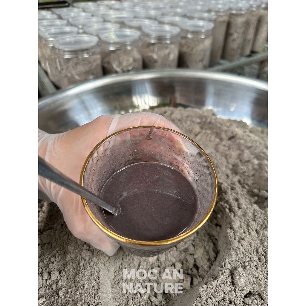 Bột Mè Đen Gạo Lứt Mix Hạt Sen & Đậu Đen Xanh Lòng 4 Vị Nguyên Chất Mộc An Không Chất Bảo Quản Bột Mịn Giàu Dinh Dưỡng