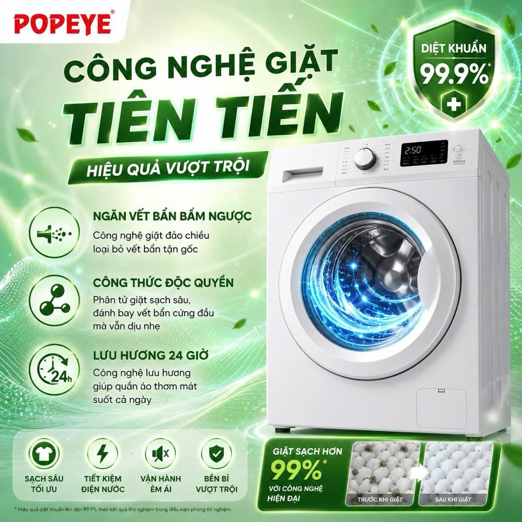 Nước giặt xả POPEYE - Hương Tươi Mát
