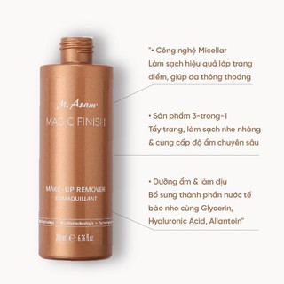 Dung dịch tẩy trang Micellar M.Asam MAGIC FINISH Make-Up Remover 200ml