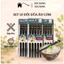 Bộ10 đôi đũa hợp kim Nhật Bản, đũa ăn cao cấp kháng khuẩn chống trơn trượt chịu nhiệt cao