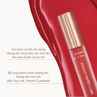 Son kem lì mịn môi M.Asam MAGIC FINISH Matt Liquid Lipstick 4ml