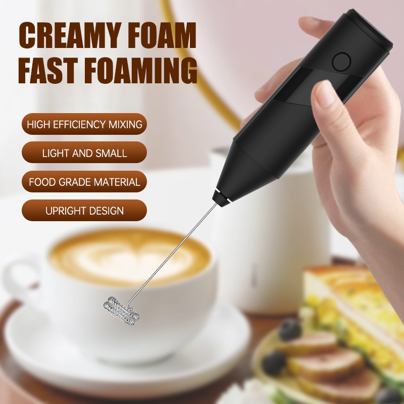 ✨Homie✨Máy đánh bọt cafe ,máy đánh trứng cầm tay mini sạc pin (loại 1 pin)