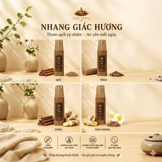 COMBO 4 BÓ MIX 4 LOẠI 30CM/40CM NHANG TRẦM /ĐÀN HƯƠNG /QUẾ /GỪNG - GIÁC HƯƠNG - BÓ 500G