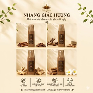 COMBO 4 BÓ MIX 4 LOẠI 30CM/40CM NHANG TRẦM /ĐÀN HƯƠNG /QUẾ /GỪNG - GIÁC HƯƠNG - BÓ 500G