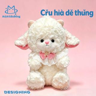 Gối ôm Cừu lông xù siêu mềm - Món quà sinh nhật & Valentine (Giao ngay)