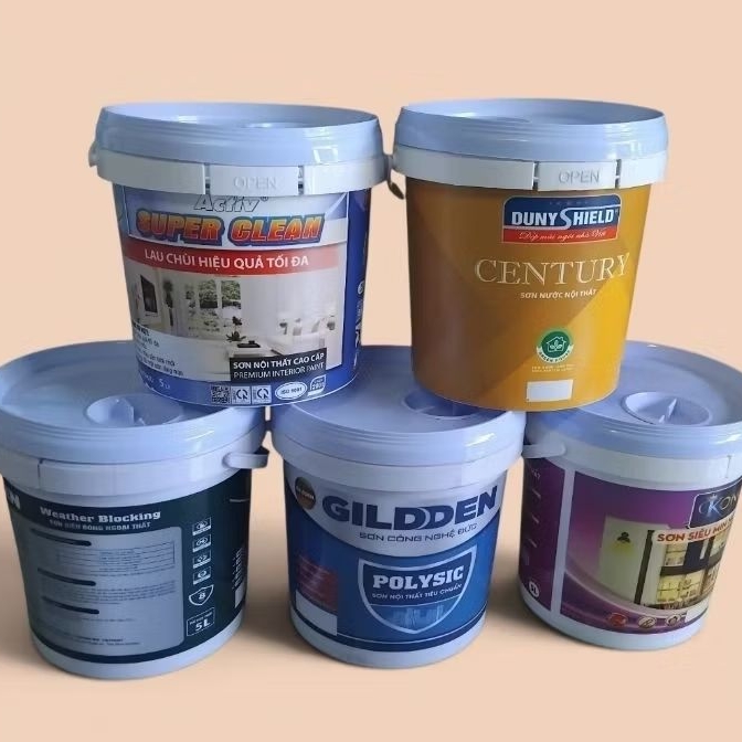 Sơn nội thất thùng 5kg, bảng màu đẹp, nhiều màu lựa chọn