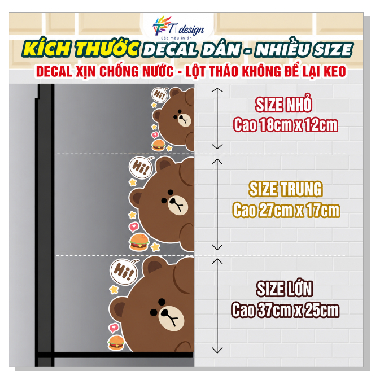 Decal Dán Trang Trí Tủ Lạnh Cửa Tủ Phòng Ngủ Máy Giặt Hình Mèo Dễ Thương - Sticker Chống Nước Lột Dán Tiện Lợi Bền Đẹp