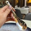 ✨Homie✨Thìa Canh Inox Làm Sâu Thìa Dung Tích Lớn Gương Bạc Đánh Bóng Flatware Súp Cơm Nhà Bếp Bộ Đồ Ăn