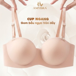 [ MẪU MỚI ] Combo Áo Ngực Nữ Đúc Su Không Gọng Mềm Mại, Áo Lót Nữ Mút Bàn Tay Thông Hơi AMYBRA A820