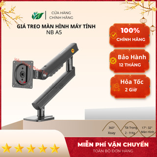 Arm Màn Hình Máy Tính Gắn Bàn NB A5 17''-32'' inch, Giá Treo Màn Hình LCD Cột Đứng Nâng Hạ Dễ Dàng