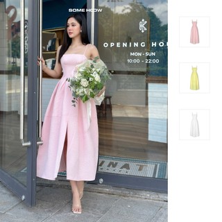 [Deal Độc Quyền] Đầm Nữ Dài Basic Plain Gown , Chất Vải Xốp Thoải Mái , WDD039  SOME HOW STORE