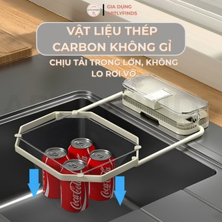 Giá Đỡ Lưới Lọc Rác Hút Chân Không APTLYFINDS Thép Carbon Chống Gỉ, Tiện Lợi Không Cần Khoan Đục