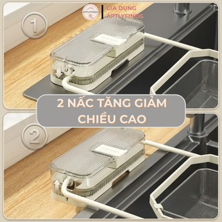 Giá Đỡ Lưới Lọc Rác Hút Chân Không APTLYFINDS Thép Carbon Chống Gỉ, Tiện Lợi Không Cần Khoan Đục