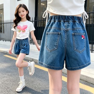 QuầN Short Jean Trẻ Em MớI HàN QuốC ThờI Trang, Dễ ThươNg ThoảI MáI, VảI QuầN đùI Cho Bé GáI