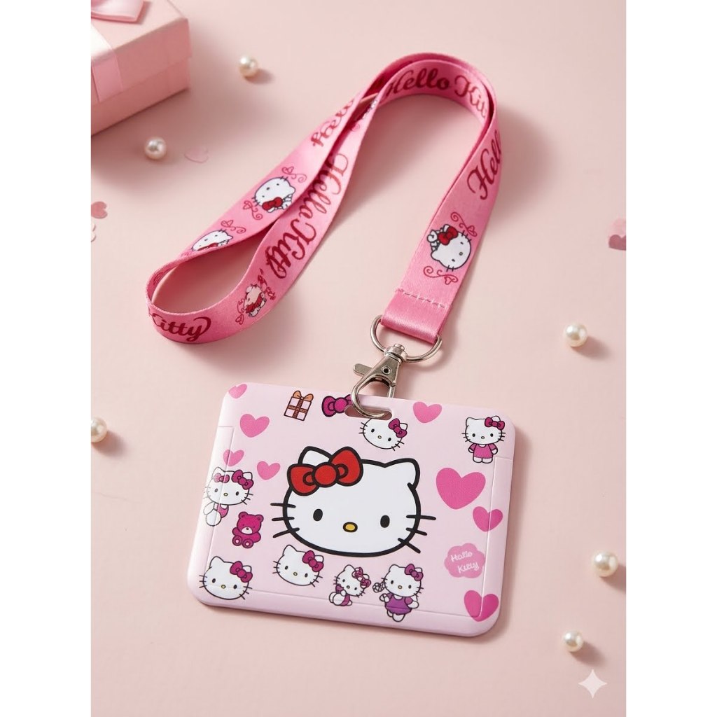 DÂY + BAO THẺ BẢNG TÊN MÈO KITTY CỰC XINH _ HOT TREND