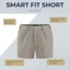 Quần short tây nam POLOMANOR kiểu dáng Classic sang trọng, lưng chun ẩn, cao cấp thoáng mát