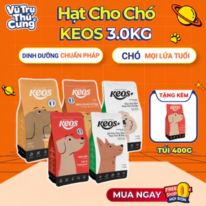 Hạt Cho Chó Mọi Độ Tuổi Keos Giàu Dinh Dưỡng