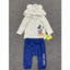 Set Bộ Bé Trai Dài Tay Thu Đông Xuất Dư C2619 Chất Da Cá Mềm Mịn Thoải Mái Size 3M-3Y (5-15kg)