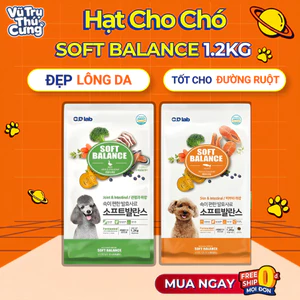 Thức ăn hạt mềm cho chó Soft Balance mượt lông và chắc xương 1.2KG
