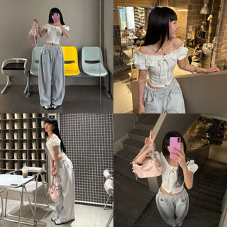 SERIA TOP - Áo Kiểu DEROSE Xô Trơn Thân Gài Thân Trước Thắt Dây Sau Mang Được Nhiều Kiểu Vai Áo Kiểu Nữ
