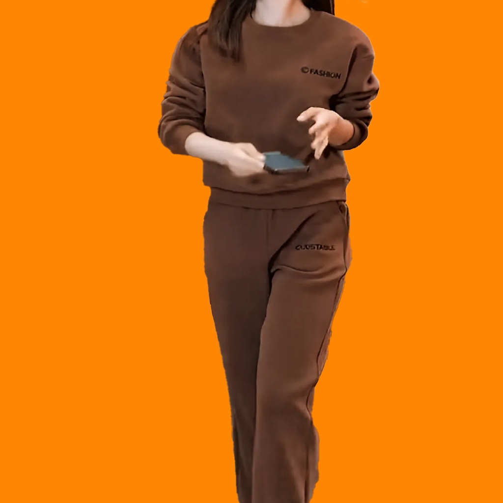 Đồ Bộ Nữ Quần Dài 𝗟𝗮𝗻𝗹𝗲𝗲 𝗙𝗮𝘀𝗵𝗶𝗼𝗻 Ống Suông Mã 0A