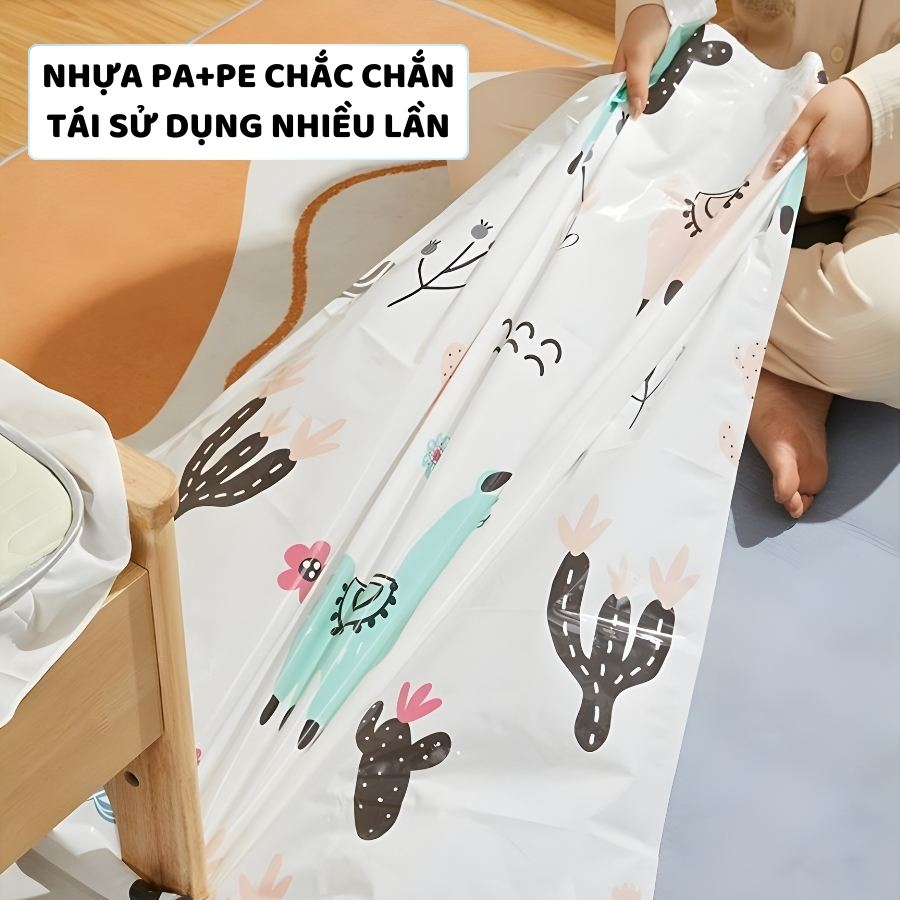 [Tặng Túi] Túi Hút Chân Không ENODA HOME Loại Dày, Túi Đựng Quần Áo, Gấu Bông, Chăn Hút Chân Không Bảo Quản Kín L011