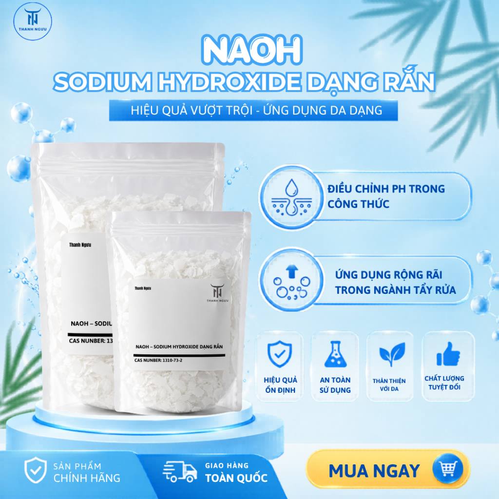 Sodium hydroxide - Giá Tốt, Sale Tháng 08, Freeship 0Đ | Shopee Việt Nam