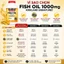Viên uống dầu cá bổ sung Omega-3 cho Tim mạch, Thị lực & Não bộ Kirkland Signature Fish Oil 1000mg 400 Viên