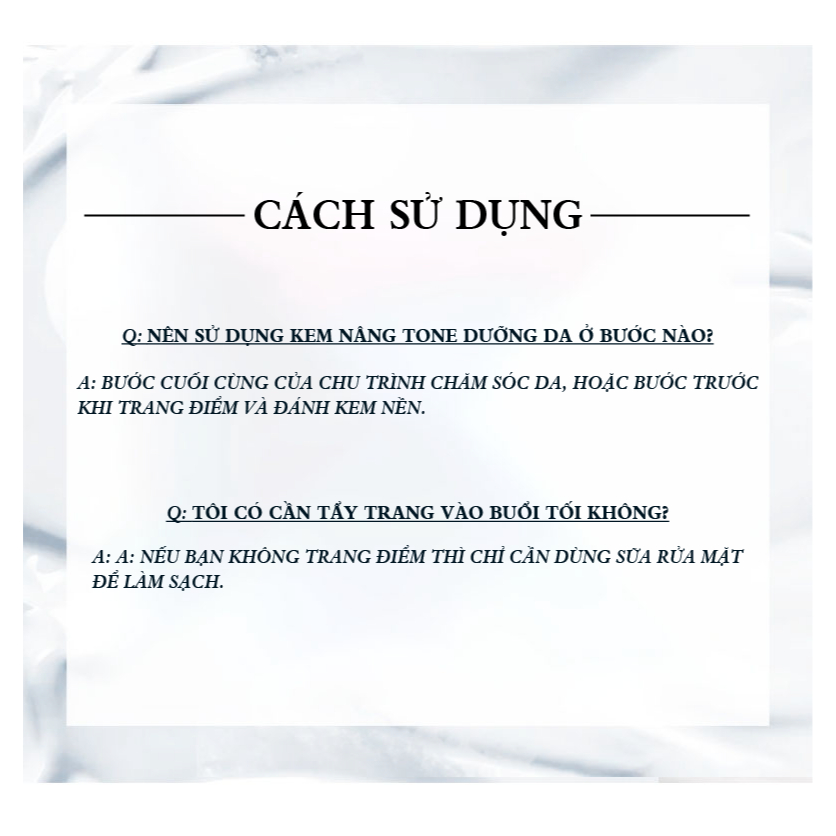 [LIVE KOL] Kem dưỡng ẩm nâng tông da HEXZE 50ml giúp làn da tươi tắn