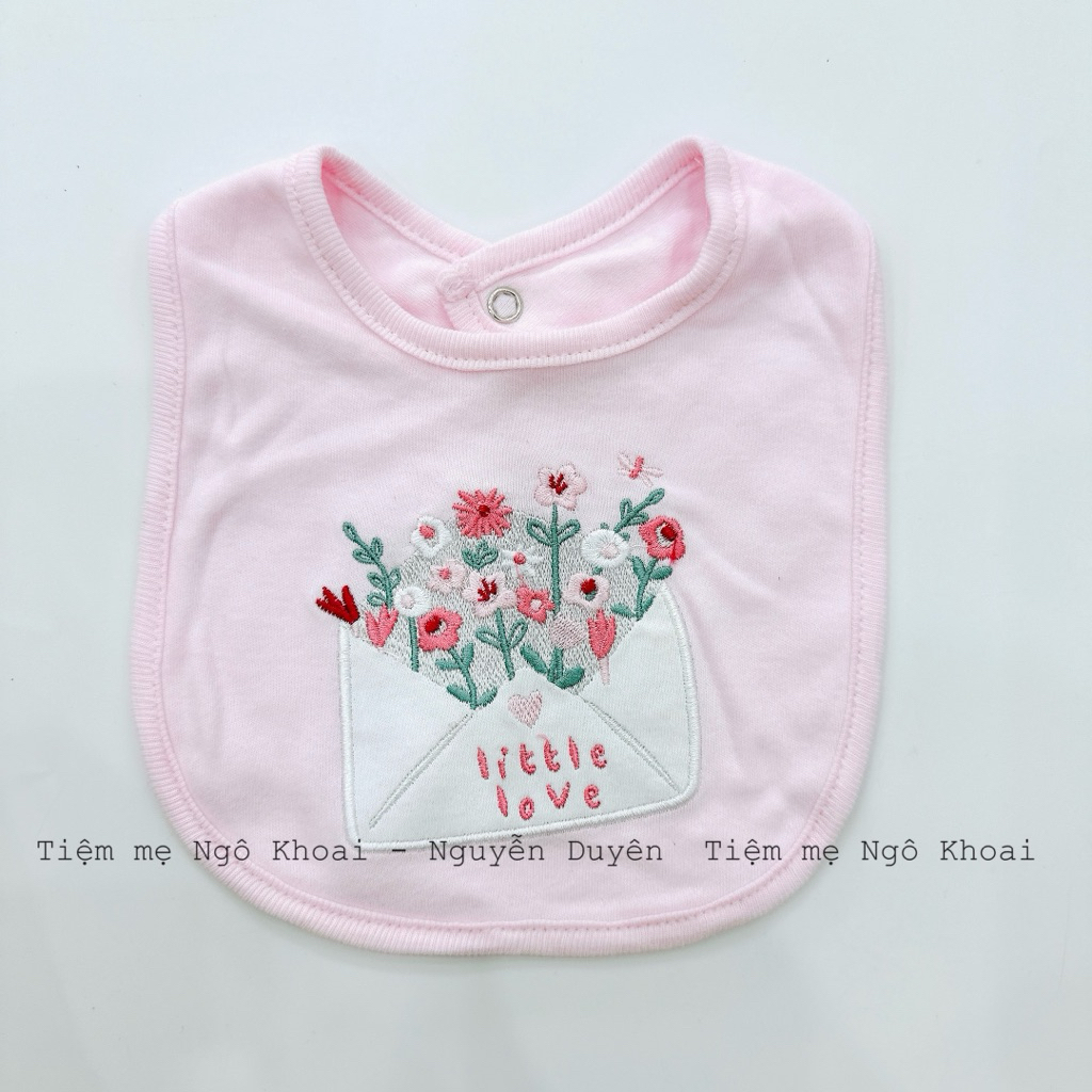 [MD76] Link4 Yếm cổ cotton các hãng xuất xịn giữ ấm cho bé