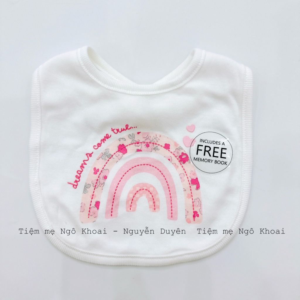 [MD76] Link4 Yếm cổ cotton các hãng xuất xịn giữ ấm cho bé