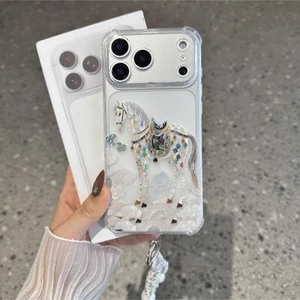Ốp Lưng IPhone Bạch Mã Khảm Xà Cừ Ánh Kim – Đẳng Cấp & Khác Biệt - Nắng Case