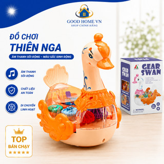 Đồ Chơi Thiên Nga LED Phát Sáng – Điều Hướng Thông Minh, Nhạc Sống Động Cho Trẻ