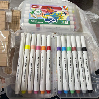 DIY - Bút ACRYLIC Marker Vẽ Được Lên Nhiều Bề Mặt, Chất Liệu, Có Độ Che Phủ ♥ Trang Trí, Sáng Tạo