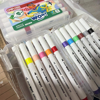 DIY - Bút ACRYLIC Marker Vẽ Được Lên Nhiều Bề Mặt, Chất Liệu, Có Độ Che Phủ ♥ Trang Trí, Sáng Tạo