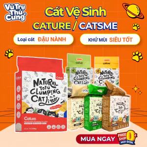 Cát Đậu Nành Tofu Cature / Catsme Cho Mèo Không Bụi, Vón Cục Hiệu Quả
