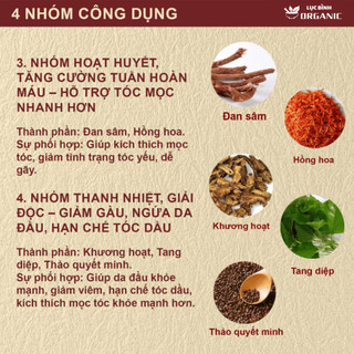 Trà Mộc Xuân Dưỡng Tóc - Lục Bình Organic - Dưỡng Tóc Từ Bên Trong - Nuôi Dưỡng cho tóc yếu, dễ gãy, bạc
