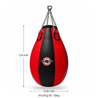 Vỏ Bao Đấm Quả Lê, Bao Đấm Lê Fighter Cao Cấp 0.8 mét, 1 mét | Boxing, Kick, Muay, Võ Cổ Truyền