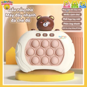 Máy chơi game nhấn nút xả stress – Rèn luyện phản xạ và khả năng tập trung
