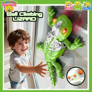 Xe điều khiển từ xa phát sáng – Tắc kè, nhện – Xe leo tường mô phỏng, đồ chơi điện tử cho trẻ em